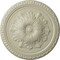 Ekena Millwork Richmond Ceiling Medallion (Fits Canopies up to 2 5/8"), Hand-Painted Clear Yellow, 18"OD x 1 3/8"P CM18RICYF - alternate 1